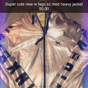 Vs pink jacket new w tags